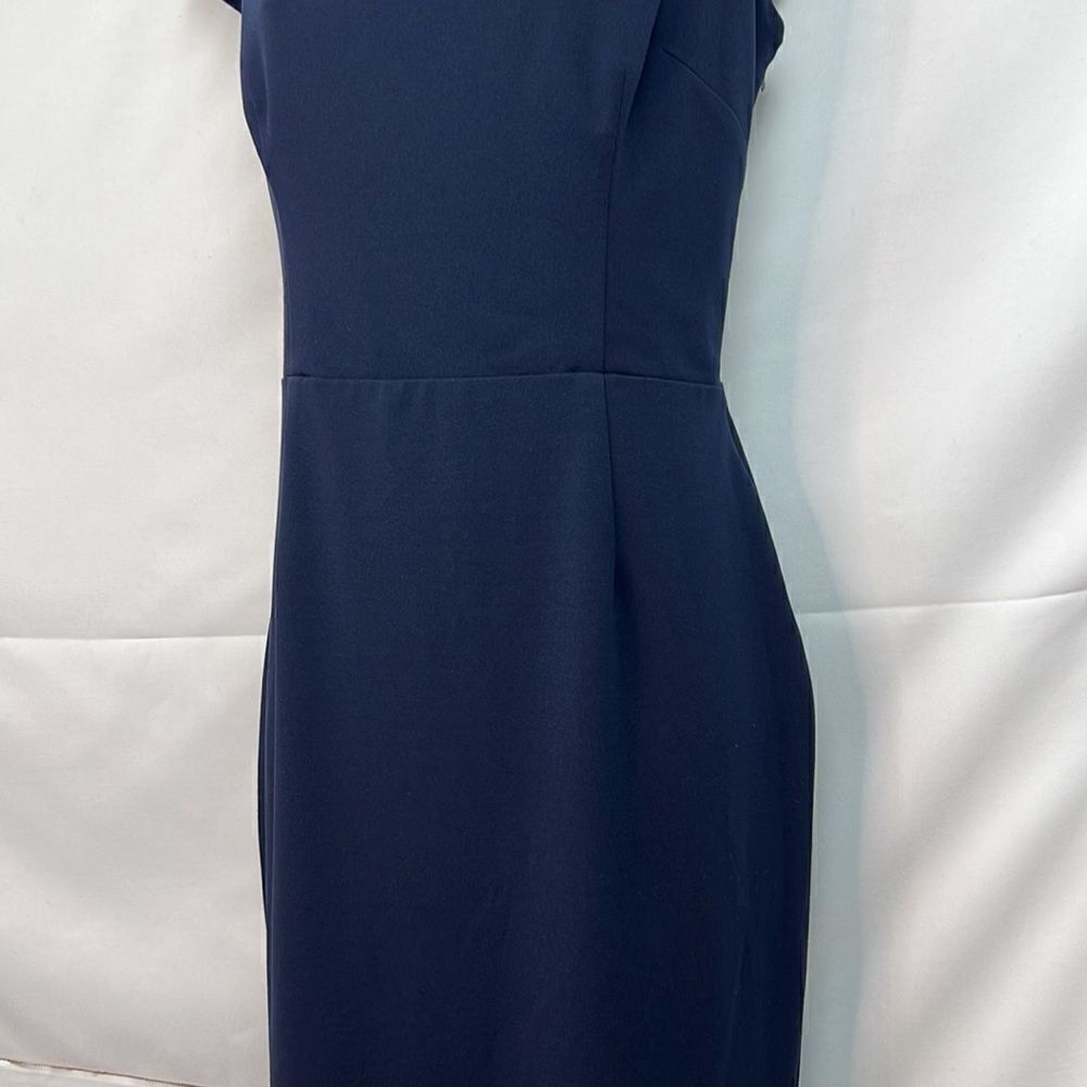 Katie May Legacy gown Navy blue cut out on back E UC size 16 - Picture 6 of 16